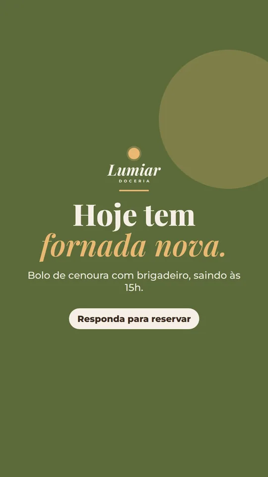 Arte de exemplo para stories