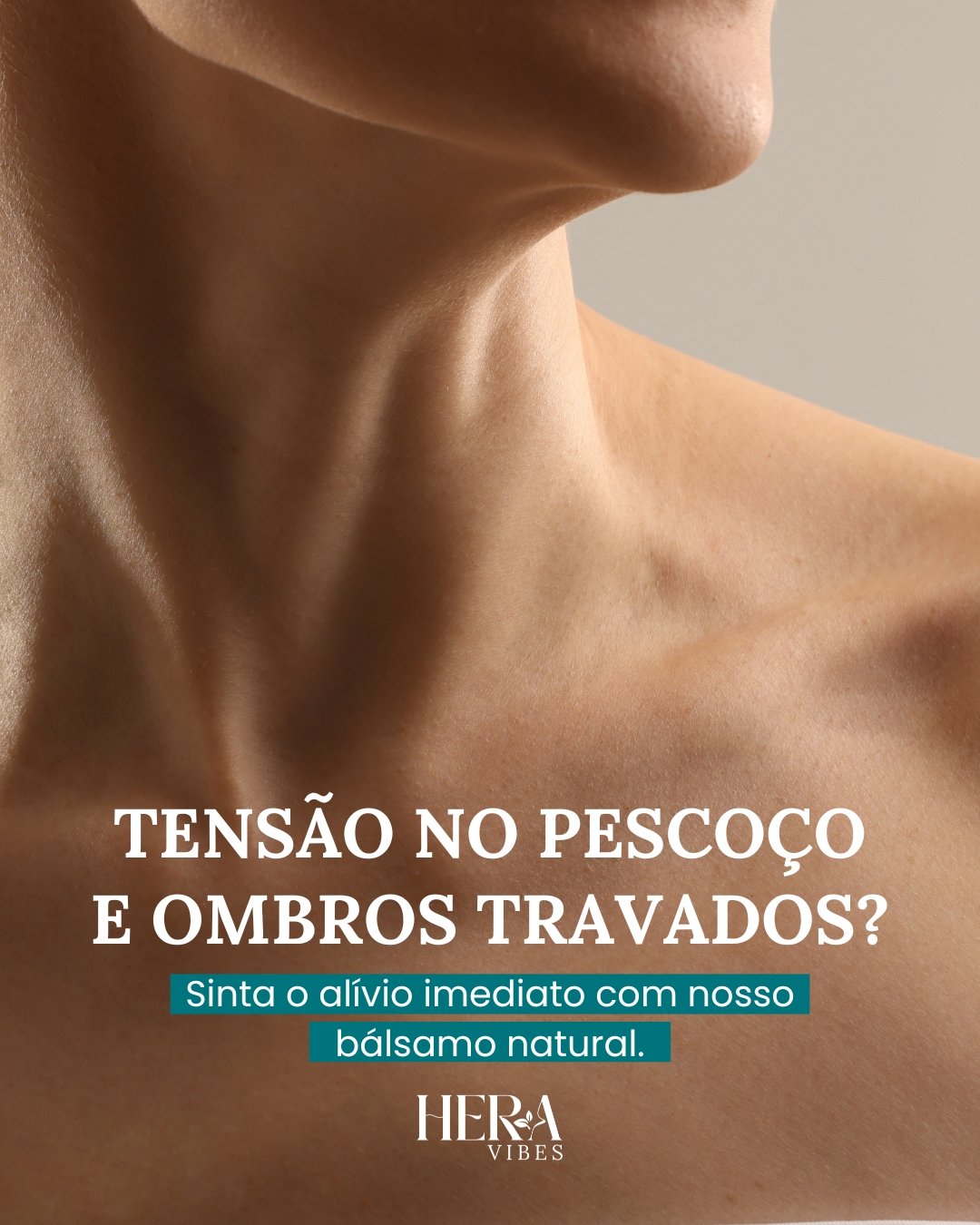 Região do pescoço e ombros, onde a tensão do dia costuma se acumular
